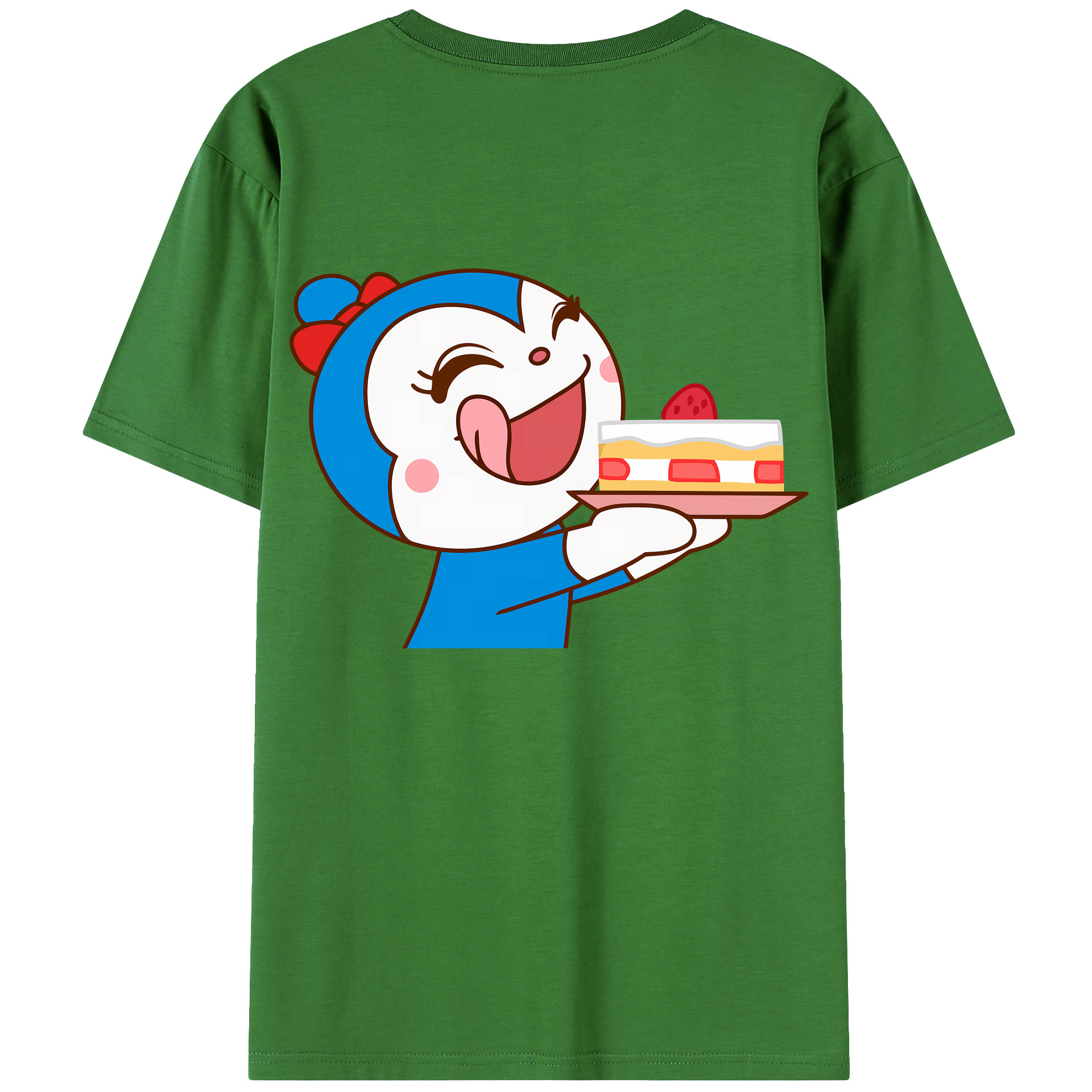 アンパンマン Anpanman レディース半袖Tシャツ(バックプリント)